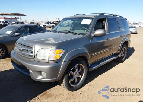 2004 Toyota Sequoia Limited V8 z USA, uszkodzony, nr VIN 5TDZT38AX4S224893